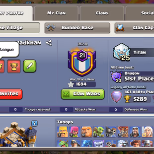 🔥RAREST!!TH18-225XP!!1972 CWL TOKEN!!WAR ARENA!!LOTS OF OBS!!MAX HERO[AQ-MAX!GW-MAX!RC-MAX]MAX EPICS[SB-MM-FB-EB]BEST D - Image 4