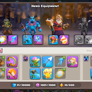 TH12 FULLY MAX-NOTHING LEFT-9X EPIC CLOSE MAX-8X HEROS SKIN-XP-111-NC FREE-BEST DEAL - Image 4