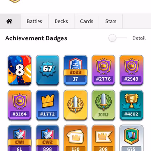 XP 71 🔥 15000 Trophies 💎 120 Max Cards | 68 Elite Cards | 25 Evolution | Instant Delivery - Image 3