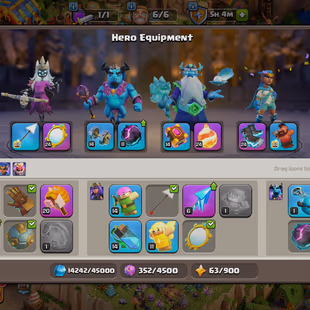 🔥TH 15 CLOSE MAX || HEROES 90-90-70-65-40-10 || 🔥9x MAX TYPE EPIC EQUIPMENT || RENAME AVAILABLE || SUPER ACCOUNT - Image 7