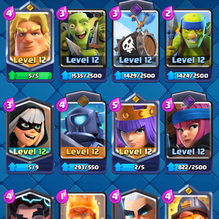 [ 31X CARDS MAX ]🌲5X ELITE || 5X EVOLVED || LEVEL 52 || 9 YEARS PLAYED BADGE [RARE] || TROPHY: 10000 - Image 5