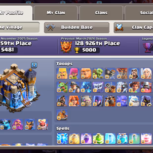  🔥 ALL EPIC MAX 🔥 6x HEROES MAX | TH-18 MAXED | RARE COSMIC AND FIRE HORSE SKIN SET | TROOPS/PETS/WALLS/DEF MAX | RARE - Image 4