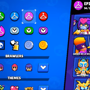 STAR BUSTER SHELLY SKIN - 81 Brawlers - 38 Hypercharged - 63 TOTAL MAX - 71000 Trophies - 300 Skins - Mythic Skins - Image 8