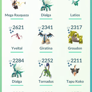 0P CHEAPEST LEVEL 54 []SHINY MEGA RAYQUAZA[]SHINY BG ZAPDOSE[]HUNDO REGIELEKI[]SHINY DEXOYS[]LEGENDARY 317[]SHINY RIOLU - Image 6