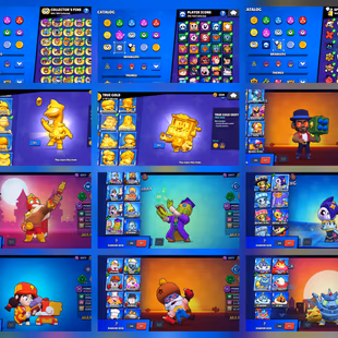 OG Skins ID 2020 | Trophy 41.6K | 18x Titles | All Brawlers (51x Max) 70x Hypercharge | 309x OG Skins | 21x Max Tier - Image 7