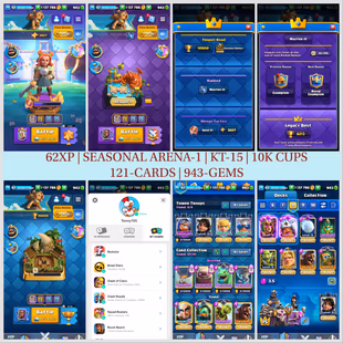 [TP] 🔥239 Rarest Emotes 🎭 (Includes Goblin Kiss Trophy Emote) | FREE TH16 Linked  | 9Y Old  | 116 Max Cards  - Image 5