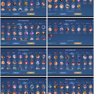 [IOS/ANDROID] CEL LVL 87 | 132 HEROES | 511 SKINS | MEGA 2 | COLLAB | 3 LEGEND - MOSKOV ABYSS - 2 JJK GOJO NOBARA - HAYA - Image 4