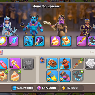 🔥CHEAPEST🔥[TH18] 6 HERO MAX || DEFENCE MAX || SOLID EPIC EQUIPMENT || HIGH PROFILE || 254 XP LEVEL || CHEAP - Image 7