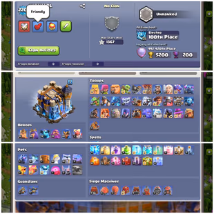 618||🔱LVL-220! TH-18🔥 NC AVL! EPIC SB MAX! AF 26L! RS 23L! GG|MM|FA 20L! DC|RS 17L! HEROES-91|95|80|70|46|2|   - Image 3