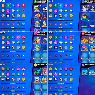 🔥CHEAPEST 52K TROPHY🔥 44X MAX BRAWLER | 34X HYPERCHARGE | 260 SKINS | 85X RARE SKINS | CHECK PHOTOS | INSTANT DELIVERY - Image 5