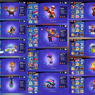 Trophy 43K 🔥All Brawlers [44x Max] 77x Hypercharge 🔥316x Skins | Buffies 8 | Nc Free | 46x Max Win Streak | 8x Titles - Image 7