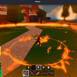 BLOX FRUIT V4 T10 GOD + CDK + SANGUINE ART MELEE) NEW + 100 V4 FULL GEAR  FULL TRIAL V4 T10  - DRACO - Image 1