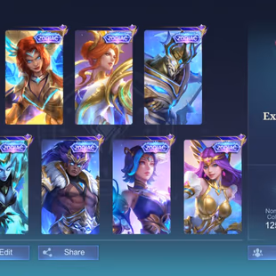 SKIN-450||  EXALTED 3|| HYPER BASED PREMIUM ACCOUNT || HEROS 131 || LEGEND 1 || GRAND 6 || |EXQUISITE 8  || LEVEL-123 || - Image 3
