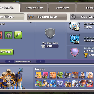 [F1]🔥 6X HEROES MAXED 🔥TH-18 MAX DEFENCE | 8X EPIC EQUIPMENT MAX | REST HIGH LVL | 4900 WAR STAR | XP 252 | CHEAP DEAL - Image 3