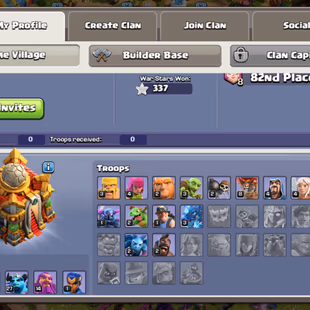 Th16 rush account | rename free | 2x epic equipment | 2100 gems | th16 donation account |  1x paid scenery available  - Image 4