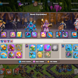 🔥FULL MAX WALLS💎 TOWNHALL 18 [] HEORES 105-105-90-80-02 [] STRONG EQUIPMENTS [] 256 xP [] 3058 WWS [] CHEAP - Image 6