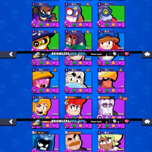 ⭐83K TROPHY|2019 OLD ID|⭐91 MAX|78 HYPERCHARGE|417 TOTAL SKINS|99 RARE SKINS|9 OLD BRAWL PASS RARE SKIN|166 EPIC SKINS - Image 2