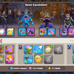 🔥2x Sceneries🔥 || Th18 || High Epic Equipment || Heroes 76-96-61-57-45 || 6 Builders || NC 1k Gems || Cheapest - Image 6