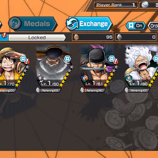 5 Ex | New Ex Gear 5 V1 | Ex Roger V2 | Ex Luffy King of Pirate [iOS ONLY][GLOBAL]3000+ Diamonds 1200+ Gold Fragments BE - Image 2