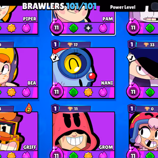 301-GEM | 100.2K TROPHY-490X SKINS | NC AVAILABLE | 101/101 BRAWLER | 98X MAX | 78X HYPER | 3v3 WINS | LOTS OF RARE SKIN - Image 7