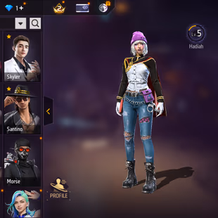 FF265|Lv60/294 Weapon (2 EVO + 65 Mythic)/M4A1-INFERNAL DRACO LV6/AKM BLUE/280 Costume (18 Mythic)/53 Emote (24 Mythic)/ - Image 2