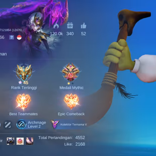 HERO 126 SKIN 213 | EMBLEM ALL MAX| EPIC IRITEL| EPIC KHUFRA| PENGASUS SEIYA BADANG| VALE GAARA| INSTAN DELIVERY  - Image 3