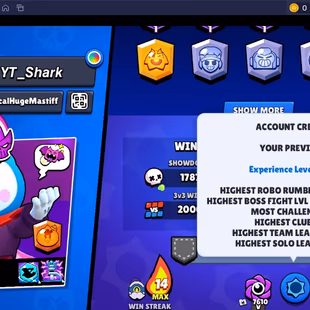 194 SKINS | 30.100 TROPHIES | 81 BRAWLERS | 9 HYPERCHARGE | 11 MAX | 4 PRESTIGE | 2 BUFFIES - Image 7