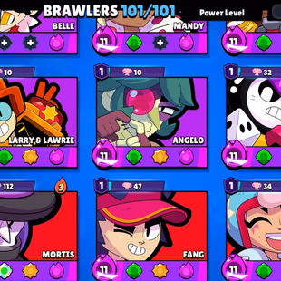 106K Trophies | 101 Prestige | 101 Brawler | 55Maxed | 65Hayper |  Legend1 | The More... - Image 7
