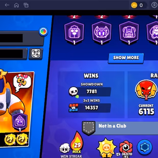 361 SKINS | 84.100 TROPHIES | 100 BRAWLERS | 42 HYPERCHARGE | 48 MAX | 54 PRESTIGE | 36 BUFFIES - Image 6
