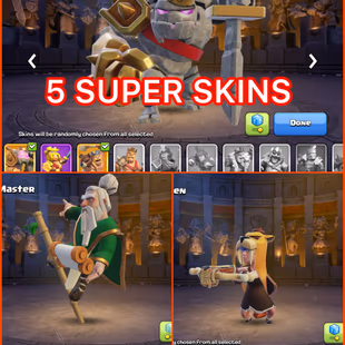 29]🎯 25 EQUIPMENTS  MANY STATUES👹 HIGH LEVEL HEORES AND DEFENCES SUPER TH14  5 HEROES SKINS INSTANT DELIVERY - Image 4