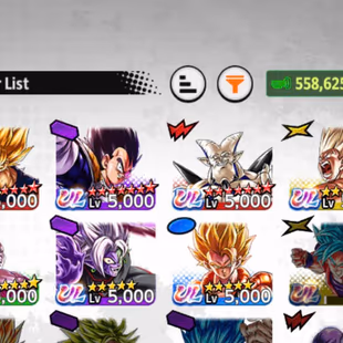 D865-IOS+Android-7 UL(Zamasu+SS Goku+Frieza+S Gogeta)+40 Legends+558 Million Power+Vip Equipment+Daima+SS4 Goku+SS2 Goku - Image 5