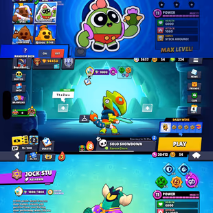 ✨ MATCHERINO PIN 👾 | 95.031 TROPHY | 98 BRAWLERS | 92 MAXED BRAWLERS | 425 SKINS | FULL MAIL ACCESS | HYPERCHARGED 84 - Image 2