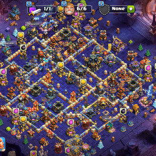 💫[ PREMIUM TH-17 - COSMIC SCENERY [RARE] 💫 FA [23] | FB-EB [20] | LVL 16-17 WALLS | HEROS: 70-80-50-51-35 || NICE DEF - Image 2
