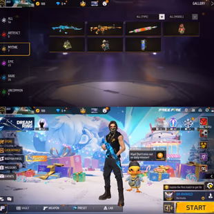 iOS Android - Server EU - Level 36 - Rank Silver - Set 100 - Emote 7 - Pet 8 - Weapon 56 - Mythic 7 - Epic 23 - Code887 - Image 5