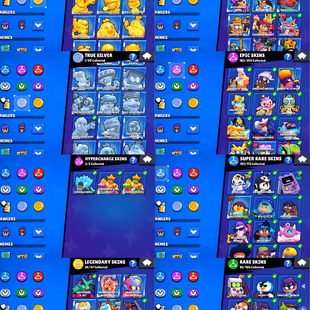 90k TROPHIES 🌟 RED KING FRANK | MACHERINO PIN 🌟 91 MAX POWER BRAWLER | 81 HYPERCHARGE | 432 SKIN | RENAME AVAILABLE - Image 6