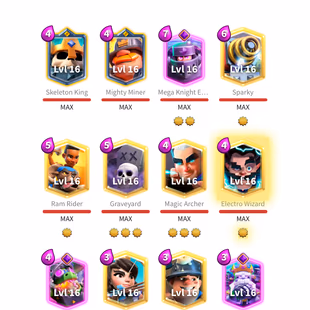 OG T-WER & EMOTES 8YR OLD ACCT EXCLUSIVE EMOTES LEVEL 87 54 TOWER SKINS 380 EMOTES 9 HERO CARD COLLECTION 73 MAX CARDS  - Image 5