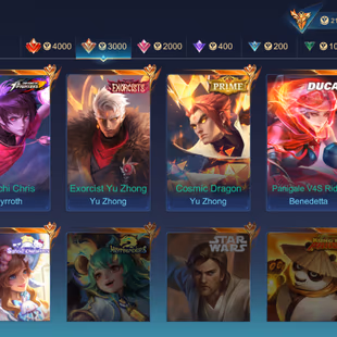 EMBLEM MAX HERO MAX SKIN 562 EX IMO LEGEN 3 CC 5 KOF KARINA DYROTH AOT MARTIS ASPIRANT FANNY RUBY CHANGE GUIN DUCATI - Image 6