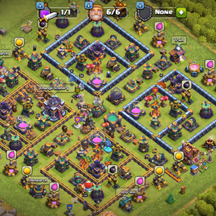 🔥700 CWL MEDALS!XP 171!TH 15 SEMI MAX🔥HEROS:71-80-44-54-30!NC FREE!MAX WALLS!SEMI MAX DEFANCE!STRONG TROOP!BEST DEAL  - Image 1