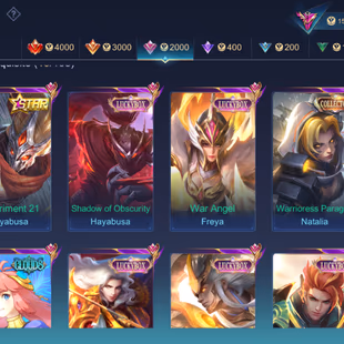 ALMOST MEGA ||SKIN-460 || LEGEND 2 || GRAND-12 || EXQUISITE-14|| EXALTED COLLECTOR-1 || HEROS-130|| ALL MAX  EMBLEM|| - Image 6