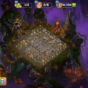 🔥[6 EPIC EQUIPMENT MAX]🔥TH 18 MAX || BK 105 AQ 105 MP 95 GW 80 RC 55 || BUILDER BASE ALMOST MAX || 4 HERO SKIN - Image 2