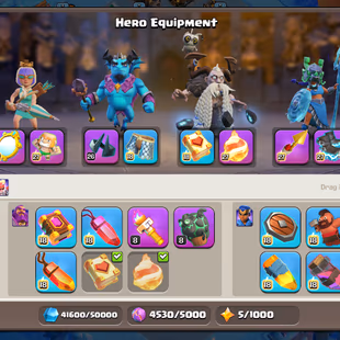 RANK 🎄 TH18 CLOSE MAX 🎄 SB-MX!FA-MX!AF-MX!MM-MX!FB-MX!EB-MX!RS-MX | HERO-105-105-95-80-55 | 246-XP | SKINS-SCENERY  - Image 7