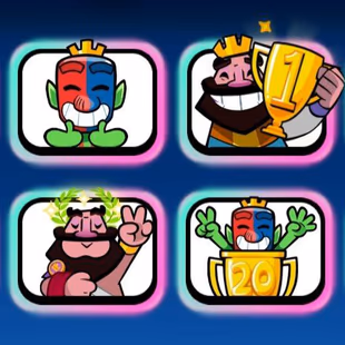 RAREST GT 100 AND 2x CRL 20 WIN EMOTES GT RANK 51 TOP UC RANK 336 KT 16 106 ELITE CARDS ALL EVO 75 XP 35 TOWER SKINS - Image 2