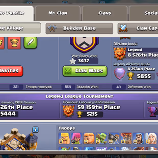 33/38X MAX EQUIPMENT🎄TH18 FULLY MAX🎄24 SKIN/SET | LEGEND RANK | 16 K LEGED CUPS | HERO ALL MAX |BH MAX| 261XP - Image 3