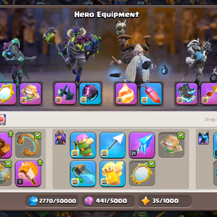 RARE💥9 EPIC MAX!XP 254!TH 18 NEAR MAX💥HEROS:105-105-95-80-55!FULL MAX WALLS!NEAR MAX TROOPS! STRONG DEFENCE - Image 6