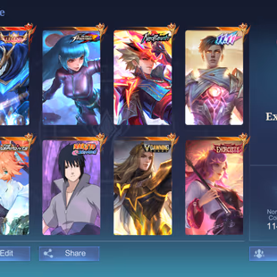 ML-400 Skins 381 [ 2 Legend ] Ex Immortal 161 / Dawning Lancelot / FannyAspirants / Neobeast and Lord Shen Ling - Image 1