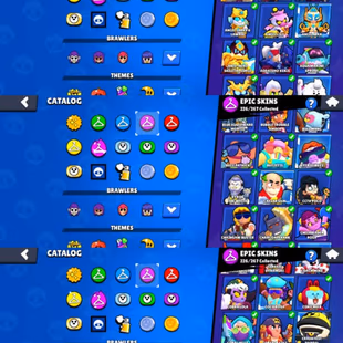 RAREST | 42ND RANKED| 156K HIGHEST TROPHY|89 MAX WIN STREAK|95 MAX 90 HYPER|21 PRESTIGE|RAREST SKINS BLUE-RED KING FRANK - Image 5