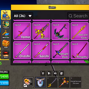 [Blox Fruits] Lv 2633 | PERM YETI, T-REX, DOUGH, PORTAL, BUDDHA | Dark Blade, CDK, TTK, Shark Anchor | Ghoul V3 | 2M Bel - Image 3