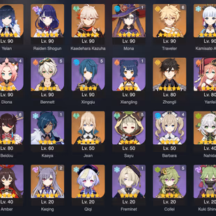 GENSHIN IMPACT💎57 AR | 40 CHARACTERS | 10 LEGENDARY | 1 WEAPON | 3 CONSTELLATION | FULL ACCESS | 2 GIFTS 🎁 - Image 1