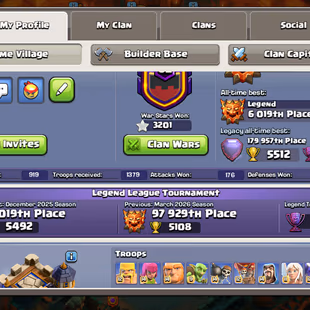 LEGEND RANK | TH18 MAX-[TRAP LEFT] | GG-MX!SB-MX!AF-MX!MM-MX!FA-MX!MS-MX!FB-MX!RS-MX!EB-MX!FF-MX!RB-MX | ALL HERORS MAX - Image 3