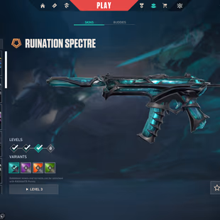 EU/TURK | 56500 VP Spent | 45 Skins | Reaver Bandit | Mystbloom Knife | Primordium Vandal - Phantom | Forsaken Operator - Image 6